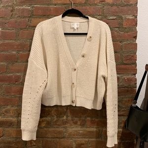 Line & Dot Scarlett Cropped Cardigan, Ivor…